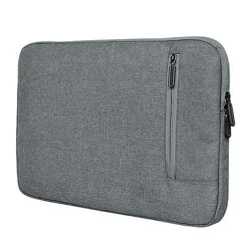 Dynotrek Ches 11.6 12.9 inch Tablet Laptop Sleeve Case Cover Pouch Handbag with Handle Compatible for Most Apple Samsung Microsoft HP Asus Lenovo Asus Acer Dell, Denim Grey