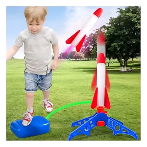 TOYRENTTO Rocket Toy for Children, Outdoor Toy from 3-12 Years Boys, Multicolour 5