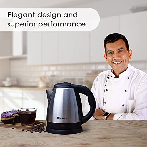 Wonderchef Crescent Electric Kettle 1.5 Litres, 2 years Warranty 2