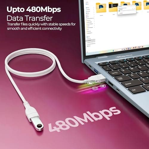 Zebronics UEC50 USB Extension Cable, 5 Meter Length, 480Mbps Data Transfer, Full Copper Core, Nickel-Plated Connectors, Durable PVC Build, For Keyboard, Mouse, Pen Drive & USB Devices 2