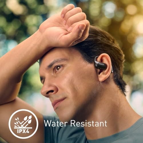 Panasonic Open Ear Wireless Earbuds, Wireless Bluetooth Headphones with Ear Hook, ENC Microphone for Calls, Multipoint Connection, IPX4 Water Resistance, 25H Total Battery, USB-C - RB-F10D-K 2