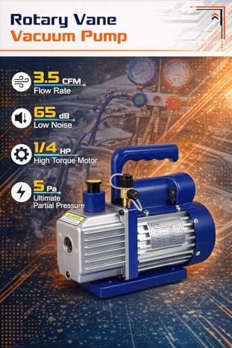 Spector Litt Vacuum Pump – Heavy-Duty, Low Noise, Efficient Vacuum Pump for Laboratory & Industrial Use 5