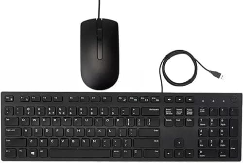 Dell USB Wired Keyboard and Mouse Set (Black) KB216+MS116 4