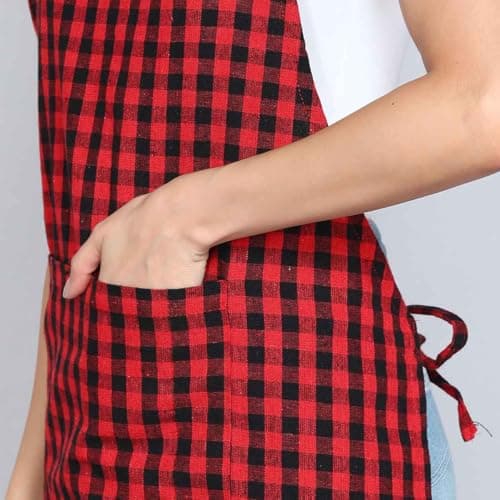 Premium Adjustable Apron for Cooking, Baking, and BBQ – Unisex, Durable Cotton, Perfect for Kitchen & Outdoor Use .Pack of 2 Size 60 X 80 4