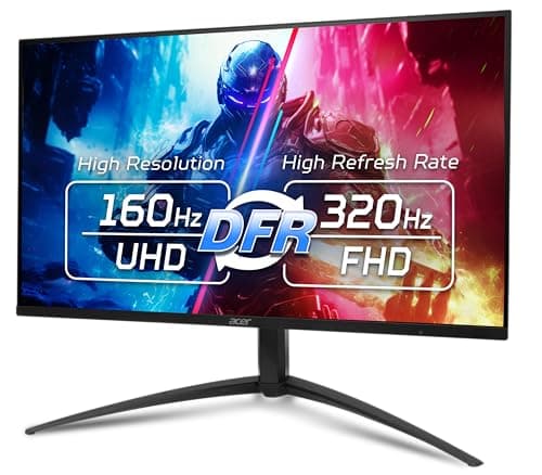 Acer Nitro XV275K P5 27 Inch IPS 3840x2160 4K 1152 Zone Mini LED Gaming Monitor | 160Hz Refresh Rate, Support DFR for FHD 320Hz I 2xHDMI, 1xDP, 1xType-C(90W) PD, Audio out, USB 3.2x2+USB-B (1up 2down) 2