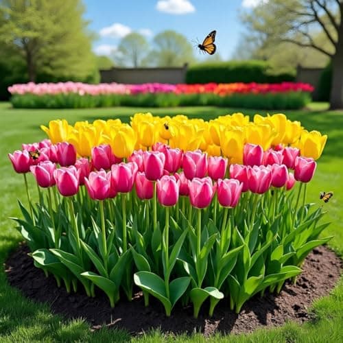 BlimBurn Hybrid Tulip Mix Flower Seeds - 50+ Seeds, Easy to Grow & Care, Suitable for All India Climates 5