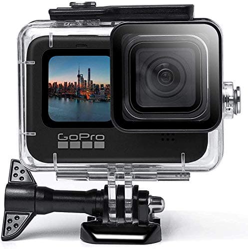 ADOFYS Accessories Kit for GoPro Hero 9/10/11/12 &13 Black with Waterproof Case + Ultra Clear Tempered Glass Screen Protector + Lens Protector + HD Front Display Lens Protector + Silicone Rubber 5
