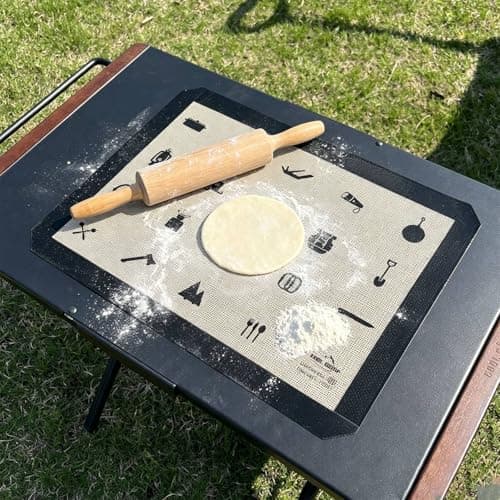 Ojiva® Anti-Slip Heat Resistant Cooktop Mat Waterproof Non-Stick Food Prep Mat Foldable Food Tray for Campers, Kitchen, Barbecue, Picnic, Without Buckle|Sporting Goods|Outdoor Sports 2