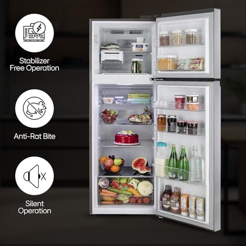 LG Smart Choice, 322 L, 3 Star, Frost-Free Smart Inverter Double Door Refrigerator (GL-S342SDSX, Dazzle Steel, Convertible with Express Freeze) 5