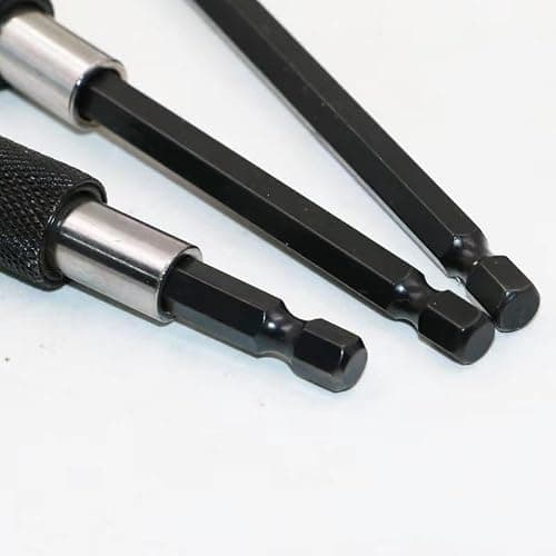 DY TOOLS 60-150mm Magnetic Screwdriver Bit Holder, Quick Change Release Drill Bit Extension Bit Set, Bar Socket Screwdriver Bit Holder, 1/4 Inch Hex Shank for Screws, Nuts, Drill Driver 2