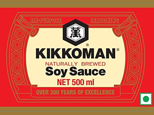 Kikkoman Naturally Brewed Soy Sauce| Made In Japan, All Purpose Seasoning - 4 Ingredients- Soy Beans, Salt, Water, Wheat | Vegetarian, No Added Colour Or Preservatives 3