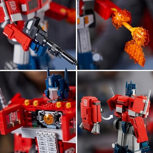 LEGO Optimus Prime 10302 Building Kit for Adults; Build a Collectible Model of a Transformers Legend 5