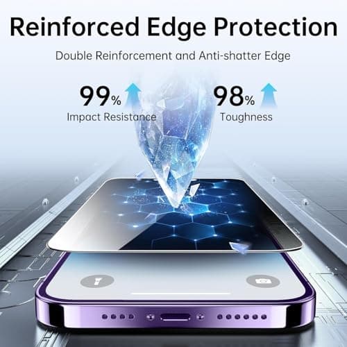 JGD PRODUCTS for OnePlus 6T, OnePlus 7 Edge to Edge Anti Spy Privacy Tempered Glass with Easy Installation Kit | Black (Pack of 1) 3