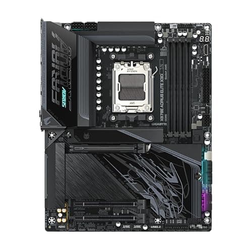 GIGABYTE X870E AORUS Elite X3D AMD AM5 LGA 1718 ATX Motherboard, Supports AMD Ryzen 9000/8000/7000 Series Processors, DDR5, 16+2+2 Power Phase, 4X M.2, PCIe 5.0, WiFi 7, 5 GbE, 5-Year Warranty 5