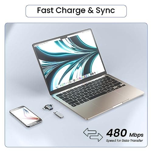 Ambrane 2 in 1 OTG Adapter | Type-C 3