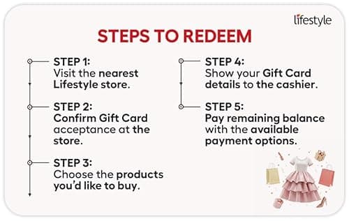 Lifestyle |Up to 6% Cashback |E-Gift Card | Instant Delivery | Valid for in-store purchases 3
