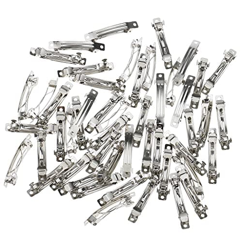 Meadawgs® 2x50 Pieces Blank French Barrette Hair Clip Slide DIY Craft Accessories 7 x 50mm|Clothing, Shoes & Accessories | Womens Accessories | Hair Accessories|50 Pieces Hair Barrettes(2 Pack) 5