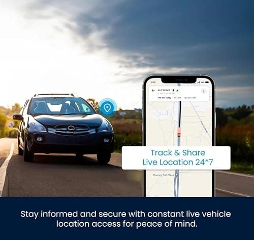 Wheelseye Vehicle GPS Tracking Device with App Subscription, Live Tracking, Remote Lock & Geofencing – SIM Card Included - Compatible with Cars (GPS Device - 4 Year Subscription) 3