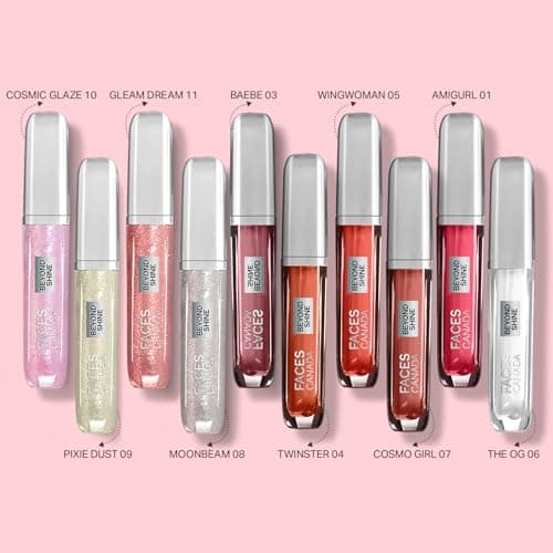 FACESCANADA Beyond Shine Lip Gloss - Gleam Dream 11, 3.8ml | Lightweight Non-Sticky Luxurious Texture For Glossy Lips | Shimmer Finish | Instant Shine | Fuller, Supple & Plump Lips | 24HR Hydration 6