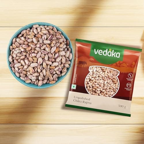 Amazon Brand - Vedaka Unpolished Chitra Rajma | 500 G | Premium Chitra Rajma 5