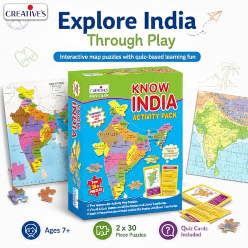 Creative Educational Aids P. Ltd. Wildlife Educational Games & Puzzle , 60 Piece, Multicolour 3