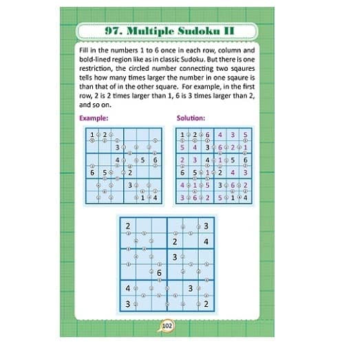 GIKSO 100 Maths Puzzles Book - Brain Boosting Mathematical Activities for Age 7+ Years Old Kids | Multi Color Game Book (English) - Reprinted 2023 (Revised Edition, 2020) 5