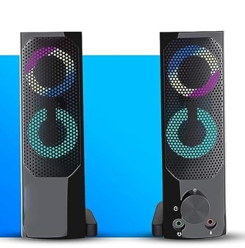 MegaDesk FZ10 Desktop Computer Set, i3 4100, 16GB RAM, 500GB SSD, 19-inch HD LED Monitor, RGB Keyboard Mouse, Sound Bar, Windows 11 (16-500GB) 5