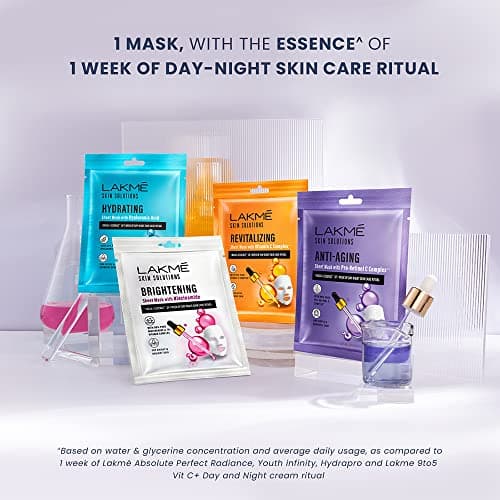 LAKMÉ Skin Solutions Sheet Mask Brightening with Niacinamide 25ml 3