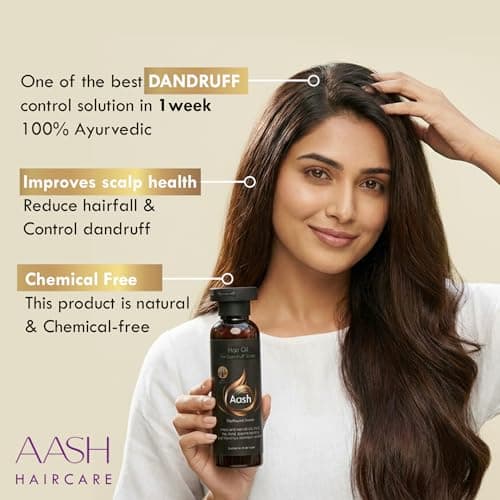 Aash Hair Oil for Dandruff Scalp | Promotes Hair Growth & Control Dandruff for Men & Women 3