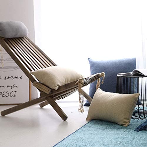 Khooti Rectangular Jute Cushion Cover, Throw Pillow Cover for Couches, Chairs, Sofas, Beds, Coffee Tables, Living Rooms, Bedrooms, Modern Boho Design, 12x18 | Natural Linen | Set of 1 3
