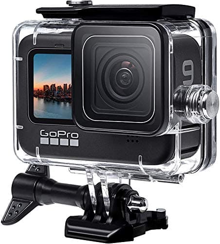 ADOFYS Accessories Kit for GoPro Hero 9/10/11/12 &13 Black with Waterproof Case + Ultra Clear Tempered Glass Screen Protector + Lens Protector + HD Front Display Lens Protector + Silicone Rubber 2