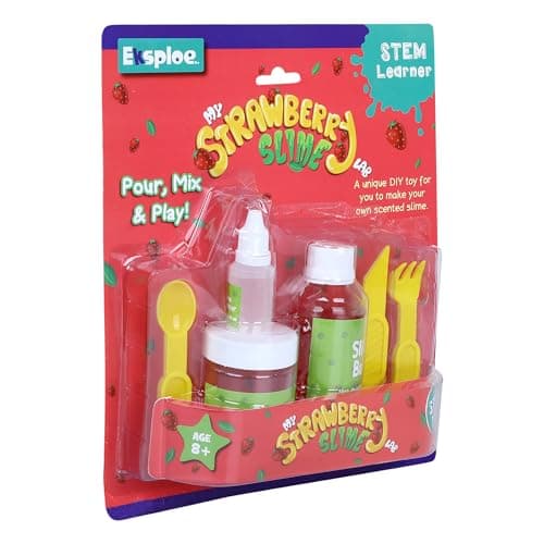 Eksploe by Explore..| STEM Learning Educational Toys Strawberry Making Lab for Boys and Girls Science Experiment Toy Kit for Ages 8-14| Birthday Gifts Ideas for Kids 2