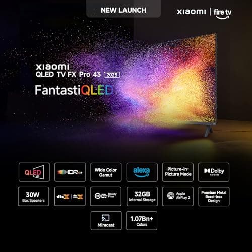 Xiaomi 108 cm (43 inch) FX Pro QLED Ultra HD 4K Smart Fire TV L43MB-FPIN 2