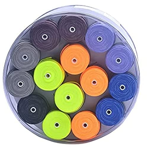 Yonex AC 102EX Pack of 6 Rubber Badminton Grip (Assorted) Badminton Super Grip 5