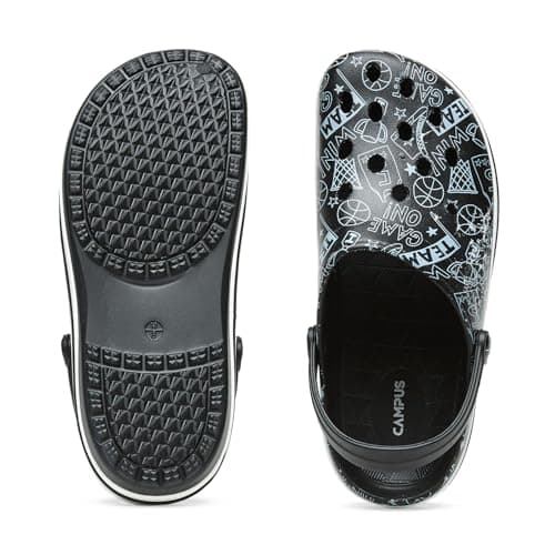 Campus Men's GC-4025 BLACK Clogs - 9UK/India GC-4025 5