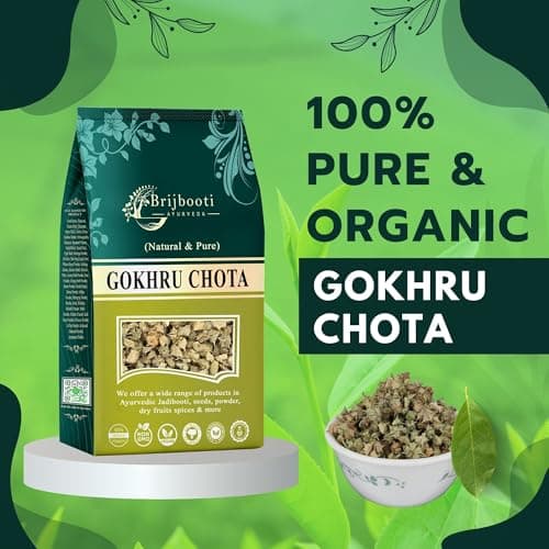 Brijbooti Gokhru Chota 400 gram - Tribulus Terrestris Seeds - Small Caltrops - Pure & Natural 5