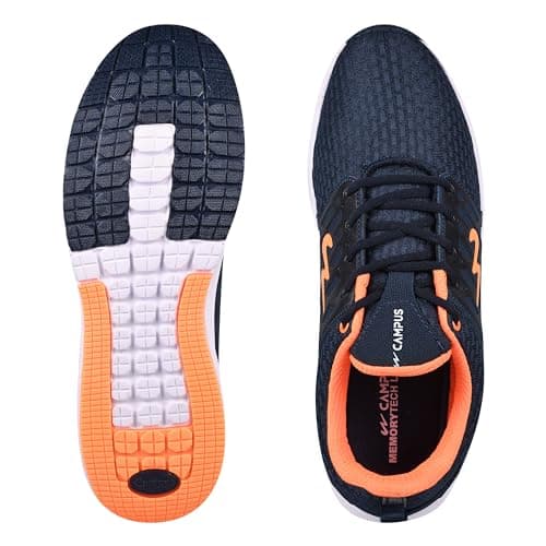 Campus mens Rodeo Pro BLU/ORG Running Shoe - 8 UK (RODEO PRO) 5