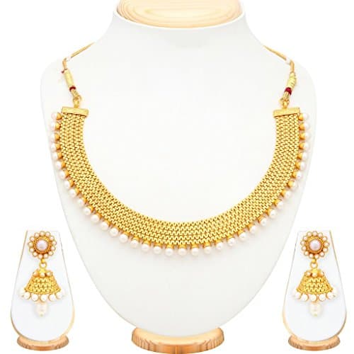 Sukkhi Modish Gold Plated Necklace Set For Women 5