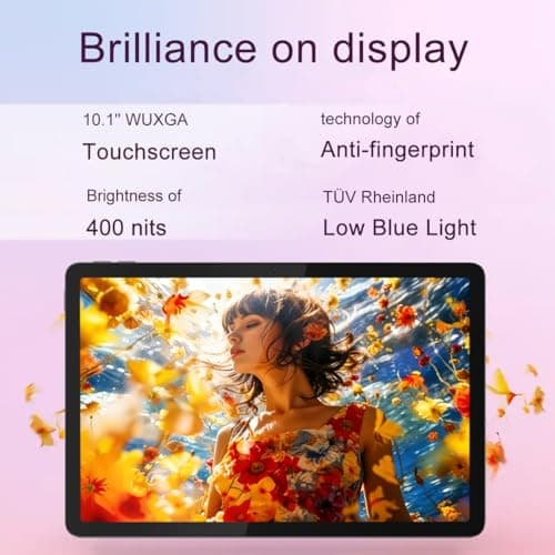 Lenovo Tab M10 10.1" Idea Android Tablet, 256GB Storage (128GB eMMC+128GB SD Card), FHD+ (1920x1200), 8-Core MediaTek, Ultra-Light Design for Kids, Student, Gaming, Long Battery Life, 8MP+5MP Camera 4