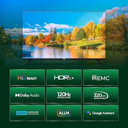 VW 80 cm (32 inches) Pro Series HD Ready Smart QLED Google TV VW32F1 3