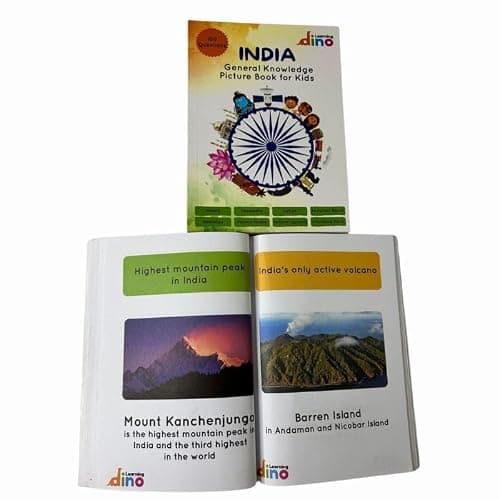 General Knowledge Picture Book For Kids About India | 100 GK Questions and Answers about India with Pictures for Kids | By Learning Dino 4