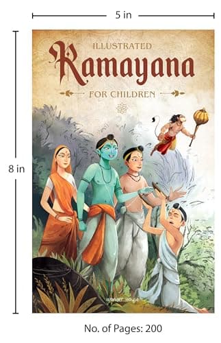 Illustrated Ramayana For Children (Black and White) 3