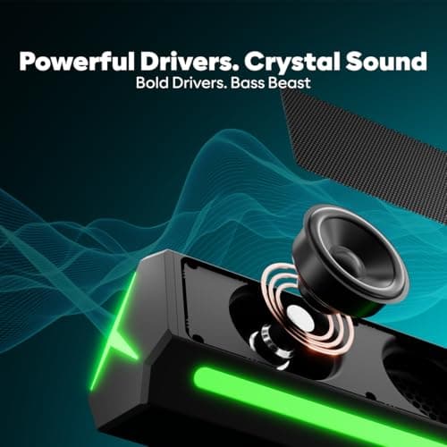 GOVO GOSURROUND 600 | 90W Soundbar | 2.1 Channel Home Theatre | Deep Bass from 4” Subwoofer | BT v5.3, HDMI, AUX, USB Connectivity | 5 EQ Modes 3