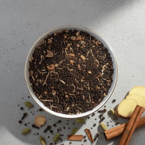 Angadi of Spices - Masala Chai by a Spice Maker | Assam CTC Black Tea with Crushed Cardamom, Ginger, Cinnamon, Cloves & Black Pepper | No Artificial Flavours | Café-Style Kadak Chai | 100g 5