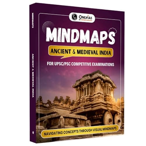 PW UPSC Mindmaps Ancient and Medieval India For UPSC/PSC Competitive Examinations | Navigating Concepts Through Visual Mindmaps [Paperback] PW