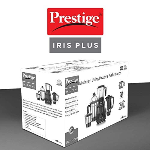 Prestige Iris Plus 750 Watts Mixer Grinder & Prestige Svachh Deluxe Alpha 3.0 Litre Stainless Steel Outer Lid Pressure Cooker 4