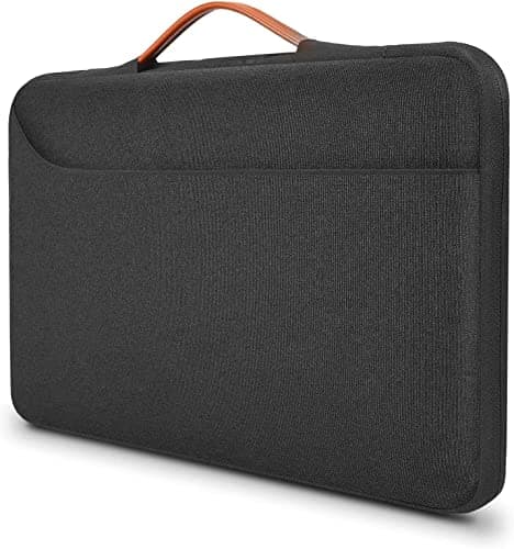 Dynotrek Marter 14 inch Laptop Sleeve Bag Pouch, with Handle Computer Cover Accessories Pocket, Portable Laptop Case Compatible for MacBook Air/Pro, Hp, Dell, HP, Acer, Asus, Lenovo -Black