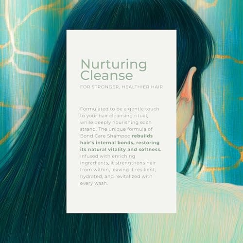 Kanpeki Kintsugi Bondcare Shampoo | Bond Perfect Formula for Weak & Damaged Hair | Strengthens, Repairs, Moisturizes | With Silk Protein, Aloe, Green Tea & Turmeric 3