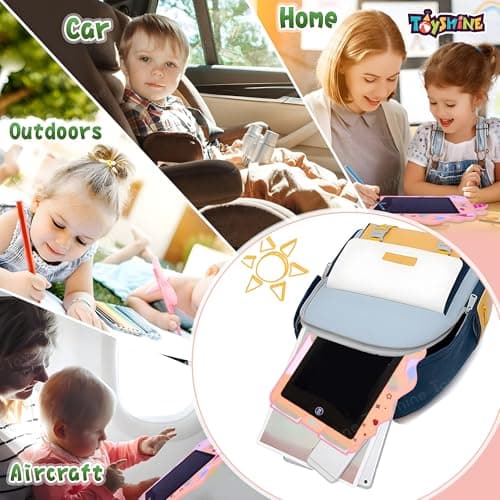 Toyshine Unicorn Design Writing Tablet LCD Tab Drawing Pad Doodle Board for Kids 3-10 Years Old Boys/Girls Gifts Education Learning Toys 5