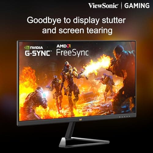 ViewSonic VX2779A-HD-PRO 27 inch (68.5 cm) FHD IPS Gaming Monitor | 240Hz | 1ms MPRT | HDR10 | AMD FreeSync Premium | SuperClear IPS | Eye Care | HDMI, DisplayPort | Ultra Slim Frameless Design 5